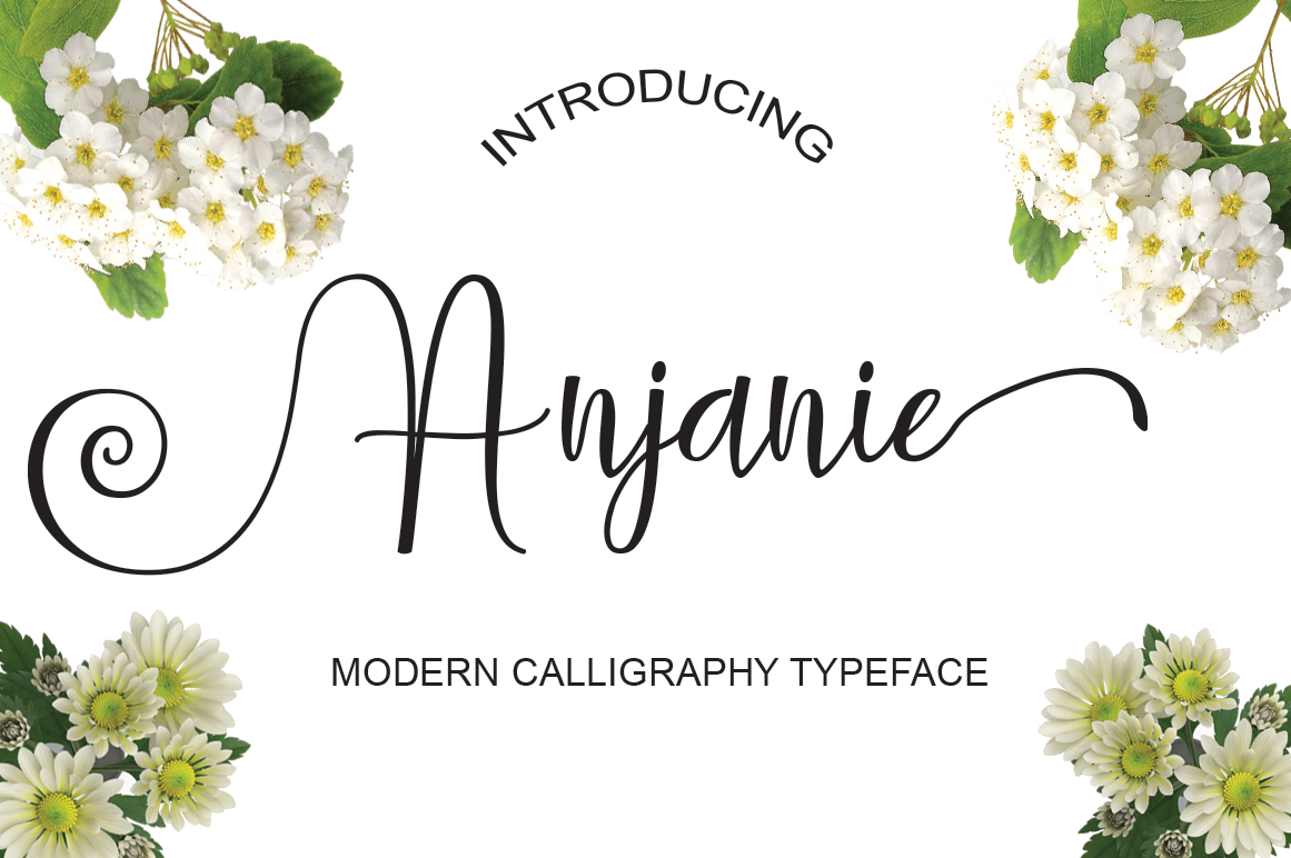 Anjanie: The Script Handwritten Font That Elevates Your Digital Brand