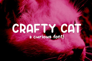 Crafty Cat: A Playful Script Font for Creative Product Design