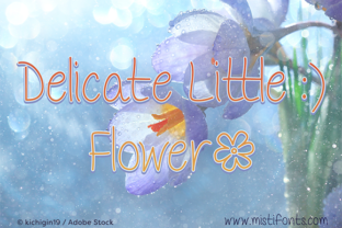 Delicate Little Flower: A Script Handwritten Font for Creative Crafters