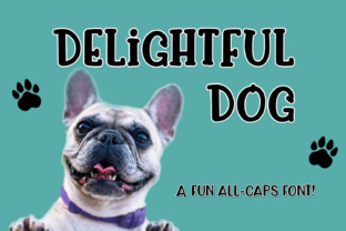 Delightful Dog: A Quirky Script Font for Creative Design