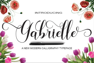 Discover Gabrielle: The Perfect Script Handwritten Font for Crafters and Designers