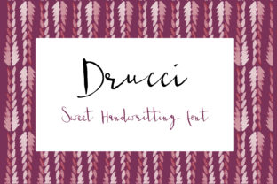 Drucci: A Script Handwritten Font for Creative Campaigns
