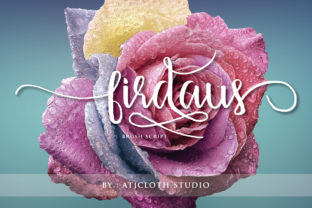 Firdaus: A Script Handwritten Font for Editorial Elegance