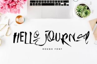 Hello Journal: A Script Handwritten Font for Editorial Design