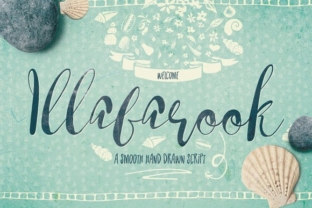 Illabarook: A Script Handwritten Font for Creative Product Design