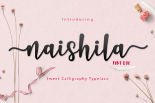 Naishila Script: A Handwritten Font for Creative Product Design