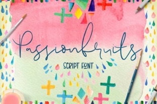 Passionfruits: A Script Handwritten Font for Creative Branding