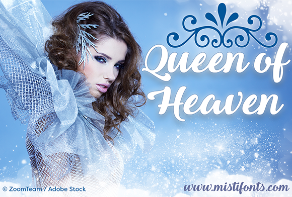 Queen of Heaven: A Script Handwritten Font for Creative Crafters and Designers