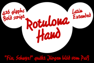 Rotulona Hand: A Font That Brings Character to Every Craft Project