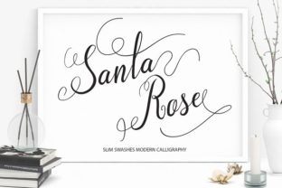 Santa Rose: A Script Handwritten Font for Digital Branding and Web Design