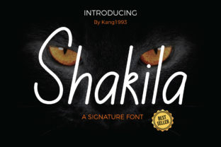 Shakila: A Script Handwritten Font for Modern Web Design