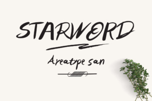 Starword: A Handwritten Font for Creative Crafters and Printables
