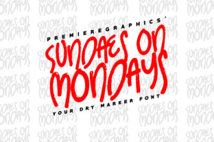 Sundaes on Mondays: A Script Handwritten Font for Web Designers