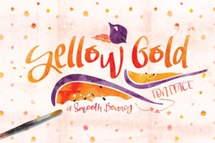 Yellow Gold: A Script Handwritten Font for Dynamic Brand Campaigns