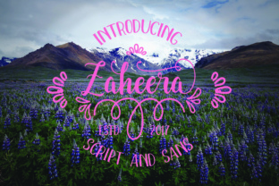 Zaheera: A Script Font for Editorial Design and Creative Branding