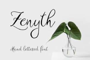 Zenyth: The Script Handwritten Font That Elevates Your Brand’s Visual Story